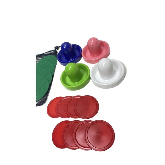 Air Hockey Paddles/Pushers & Pucks For Air Hockey Table Play New In Bag - Picture 2 of 10